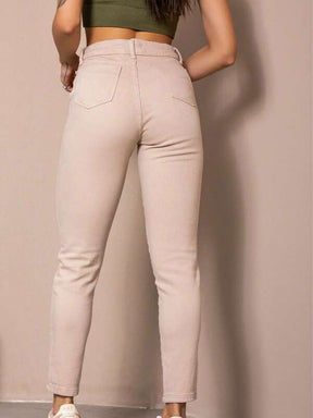 Calça Jeans Feminina Cintura Alta Suri