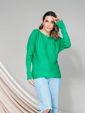 Blusa Feminina Tricot Manga Longa Sandra