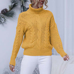 Blusa Feminina Tricot Longa Entrelaçada Pietra