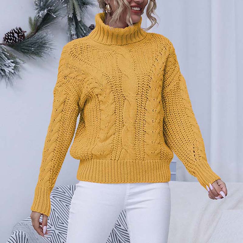 Blusa Feminina Tricot Longa Entrelaçada Pietra