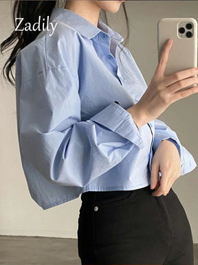 Camisa Feminina Manga Longa Priscila