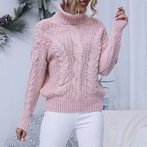 Blusa Feminina Tricot Longa Entrelaçada Pietra