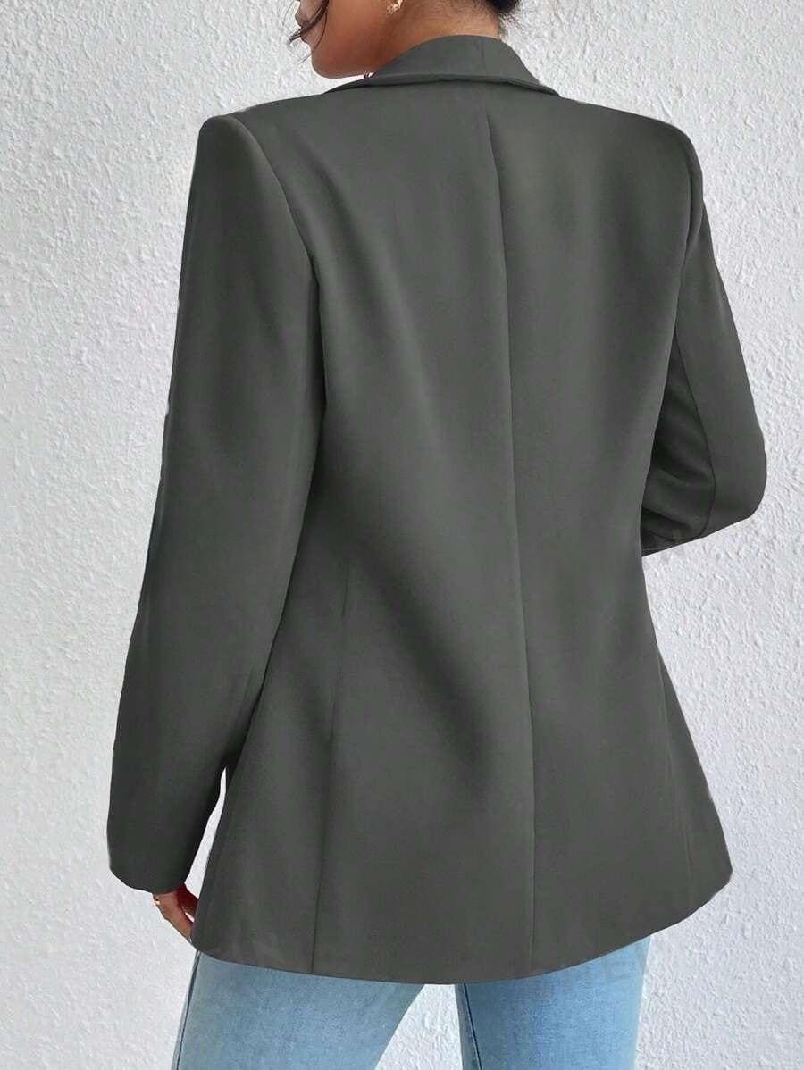 Blazer Feminino com Bolso Alfaiataria Lindy