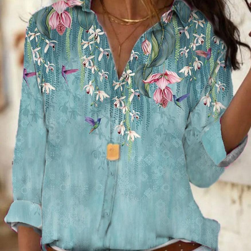 Camisa Feminina Florida Birds