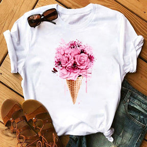 Tshirt Flores Lu