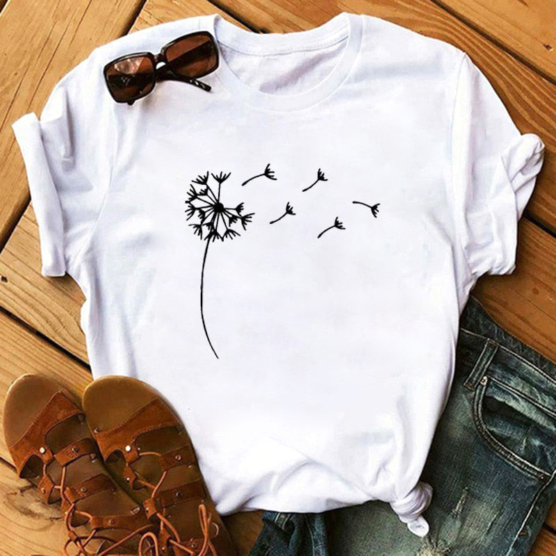 Tshirt Flores Lu