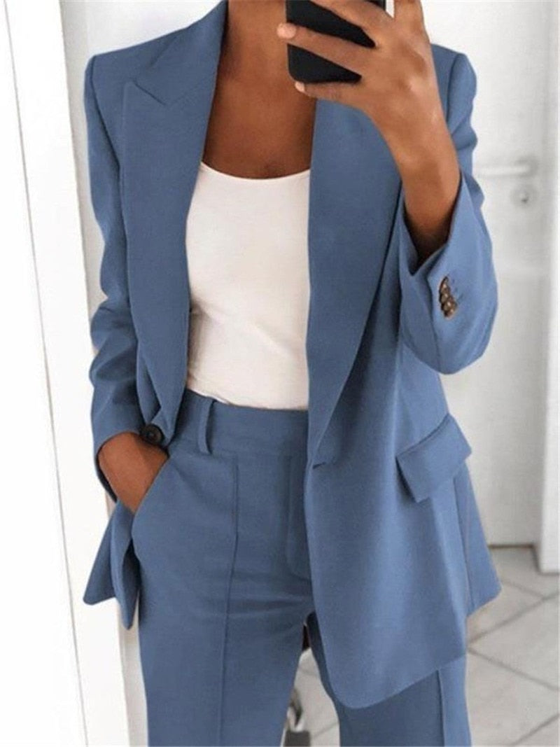 Conjunto Feminino Blazer e Calça Mia