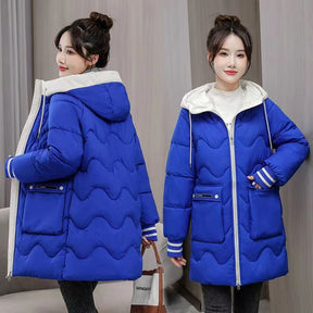 Jaqueta Feminina Puffer Longa com Capuz Kamila