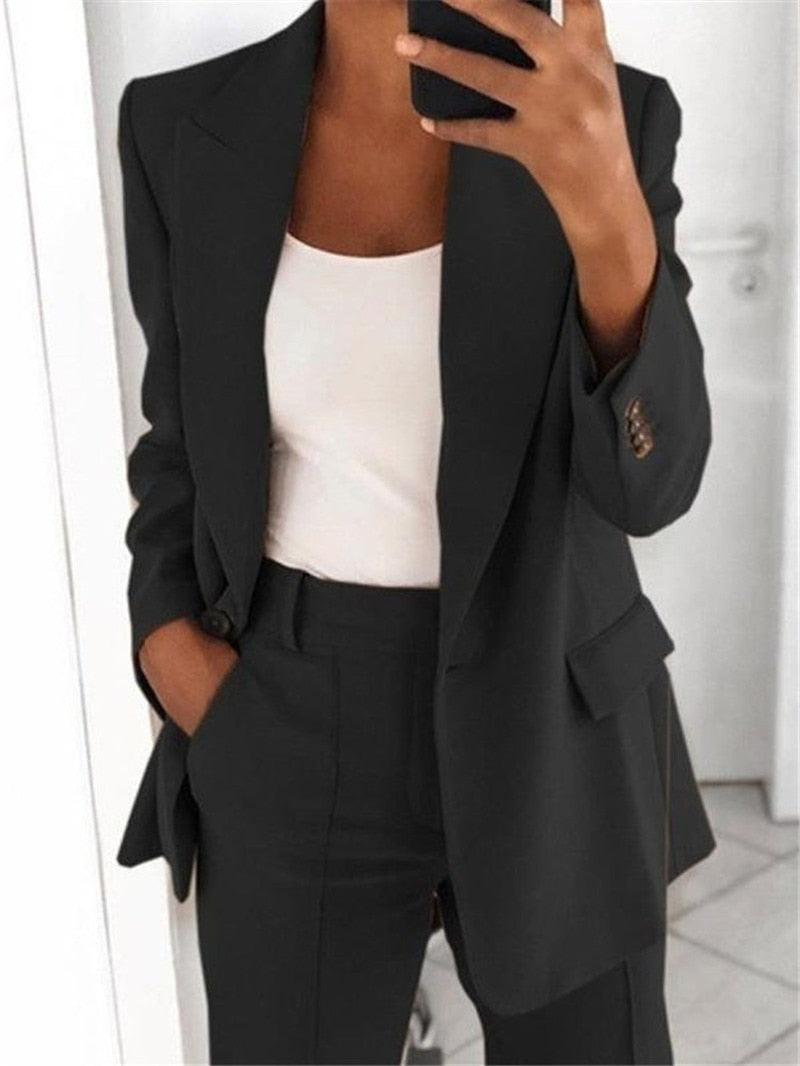 Conjunto Feminino Blazer e Calça Mia