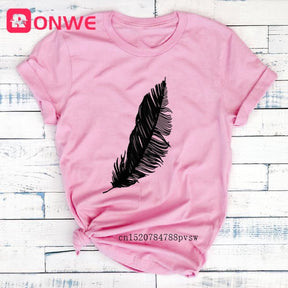 Tshirt feather