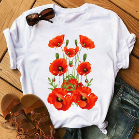 Tshirt Flores Lu